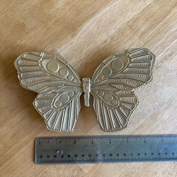 1968 Set of gold Butterfly wall hangings - Picture 10 of 12